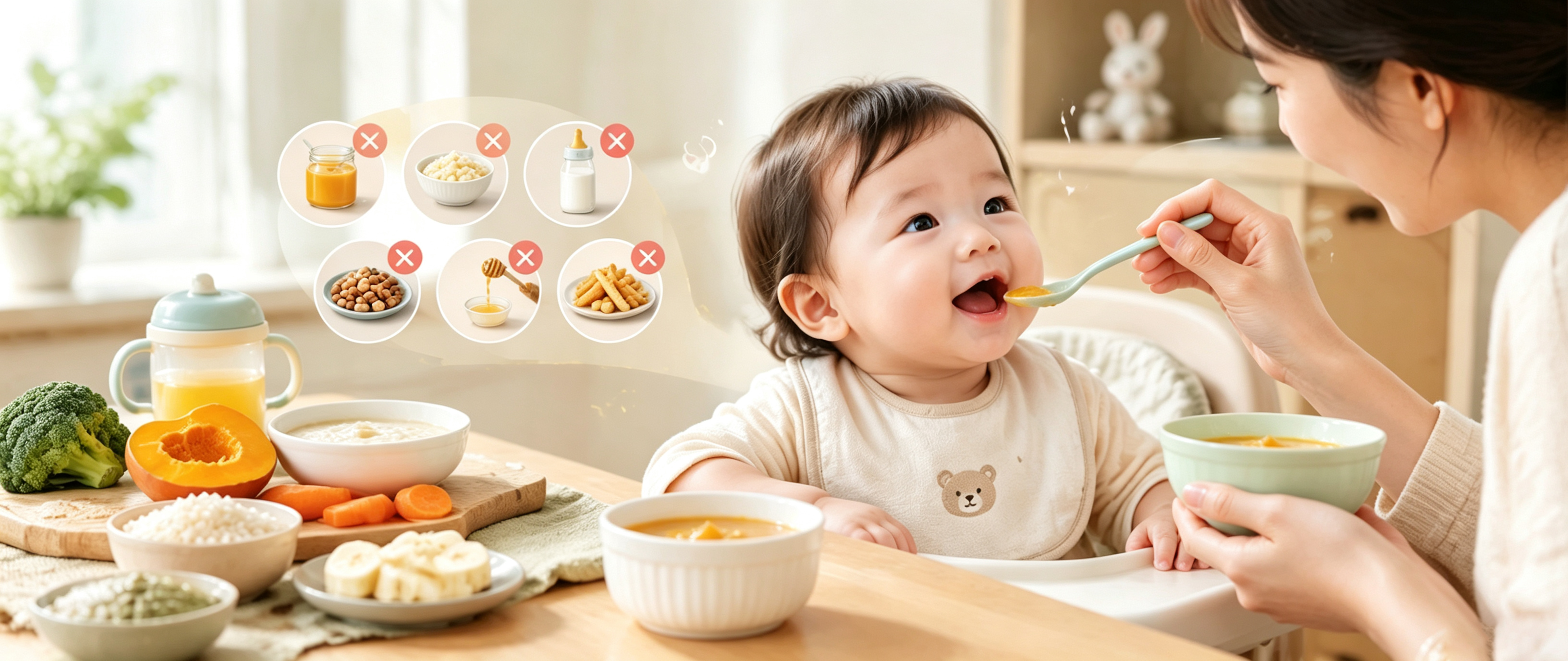 宝宝辅食添加，别踩这6个坑！很多家长第一步就做错